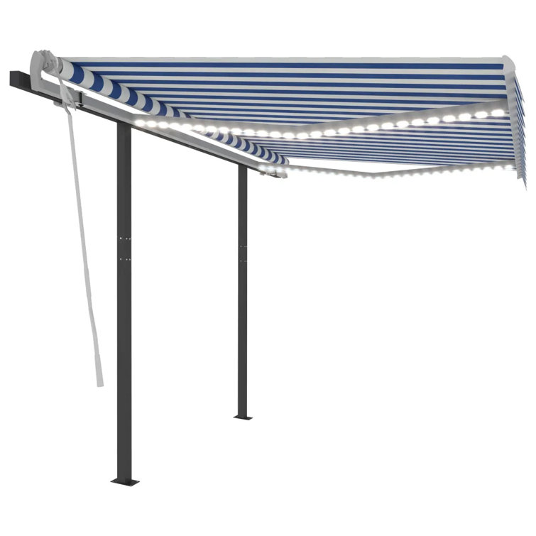 Dakota Fields Veedersburg 3m W x 2.5m D Retractable Patio Awning